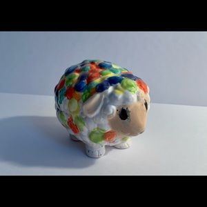 Adorable figurine (brebis-mutton) en céramique